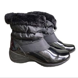 SANTANA | Aquatherm Slip-On Puff Boots 9 Black